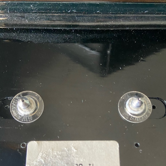 Swarovski heart crystal earrings - Picture 4 of 4